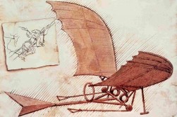 Leonardo da Vinci invents màquina voladora